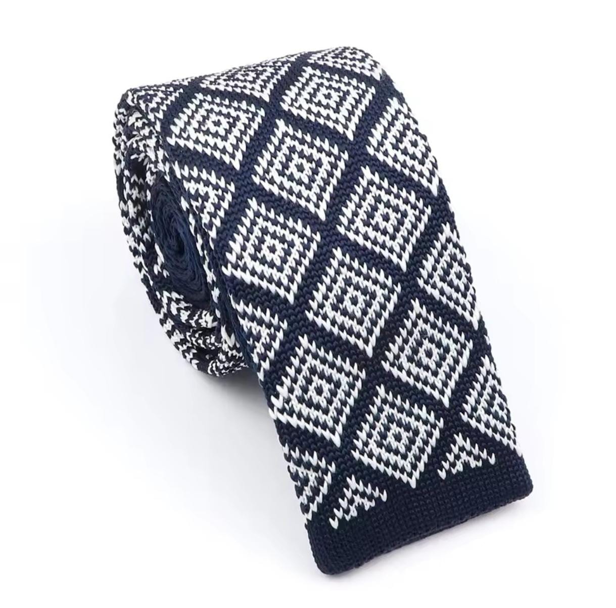 Royal Medallion Sock Tie – Luxury Patterned Necktie